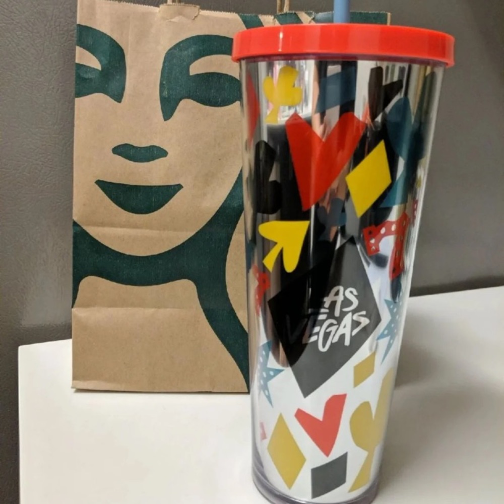 COPY - Las Vegas Starbucks Venti Tumbler & Straw
